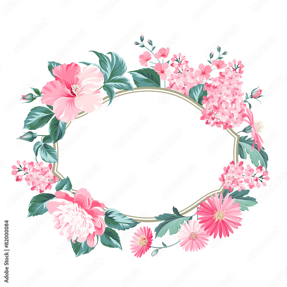 Obraz premium Flower frame.