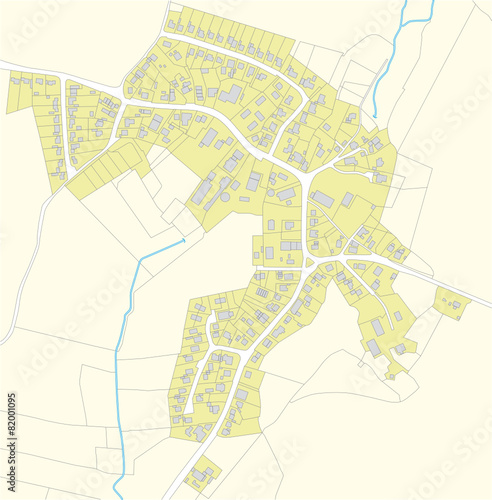 fictional village map