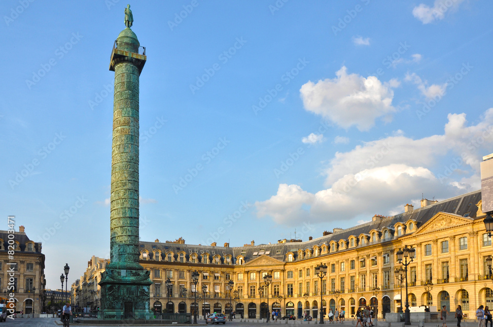 Place Vendôme, Colonne Vendôme, Paris, France, Austerlitz