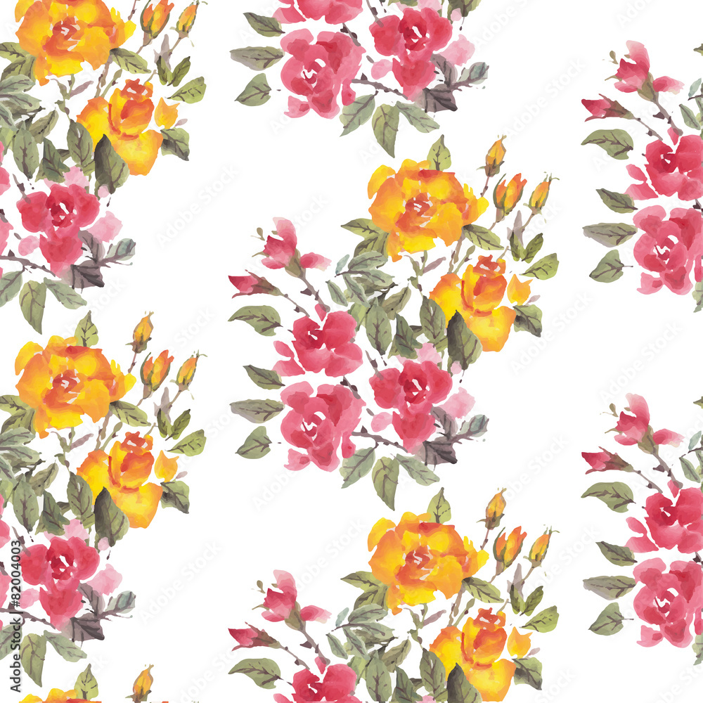 Watercolor flowers Watercolor flowers
