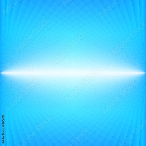 Abstract blue glossy perspective background