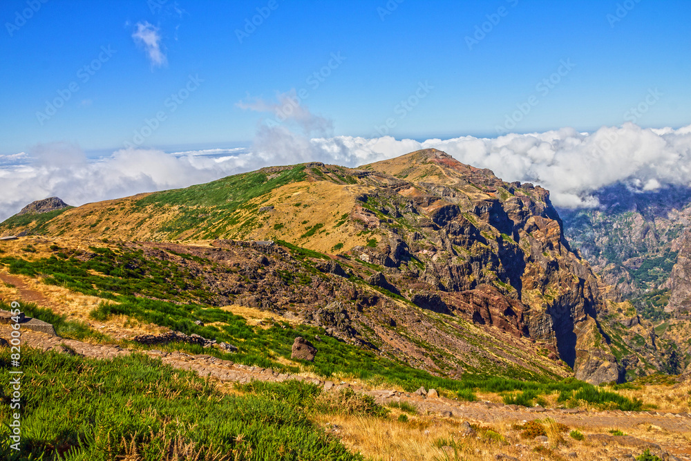 Madeira island, Portugal. Peak Ariero, Pico Arierio