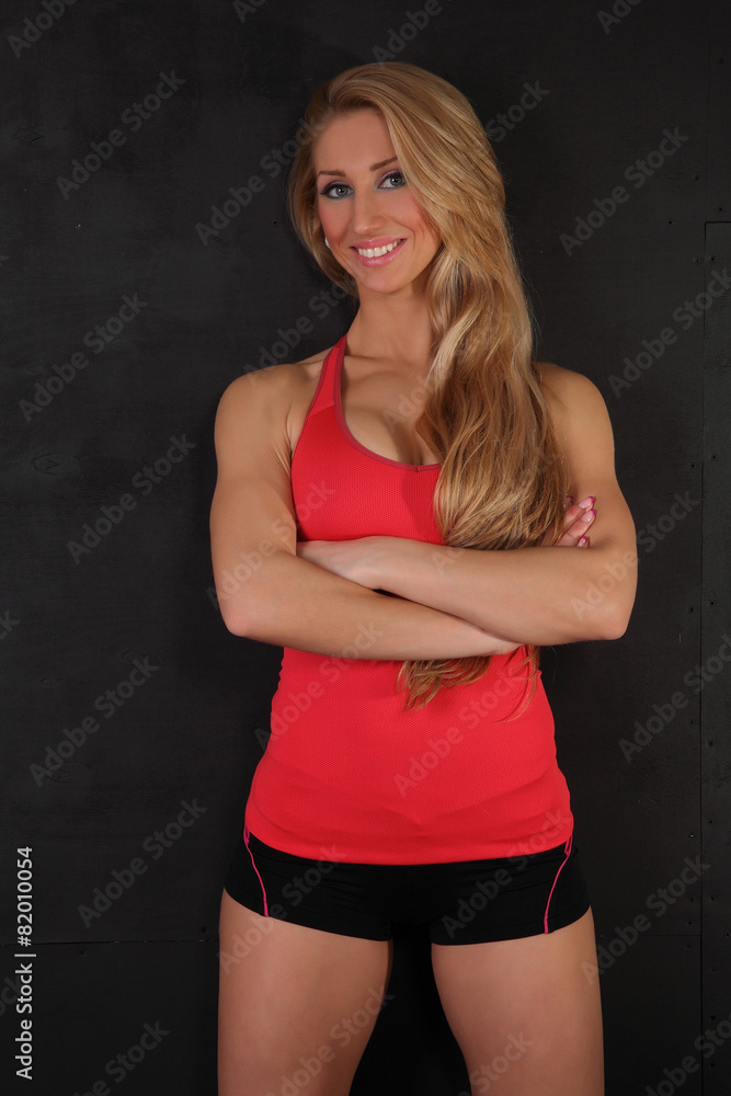 Beautiful athletic woman Beautiful athletic woman