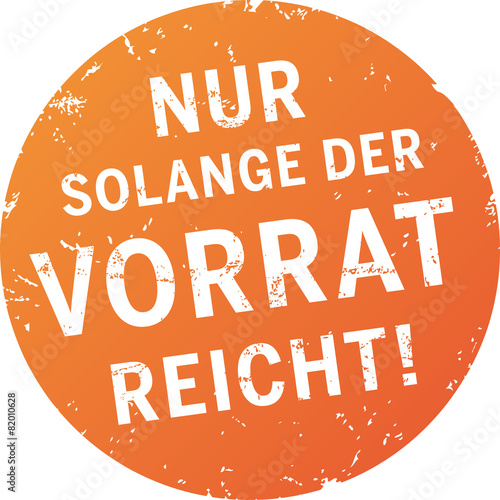 button stempel nur solange der Vorrat reicht