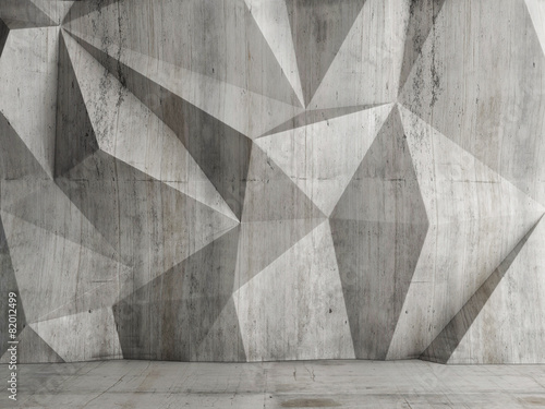Abstract concrete wall background  3d illustration