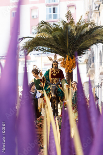 Obraz na plátně Pollinica Málaga (Semana Santa)
