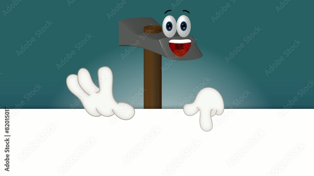 Funny Hammer Cartoon Illustration Tool Tools Funny Hammer Cartoon Illustration Tool Tools