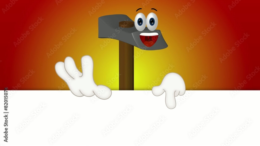 Funny Hammer Cartoon Illustration Tool Tools Funny Hammer Cartoon Illustration Tool Tools