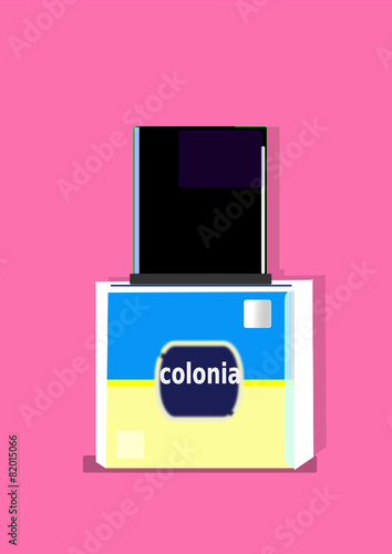 Frasco de colonia