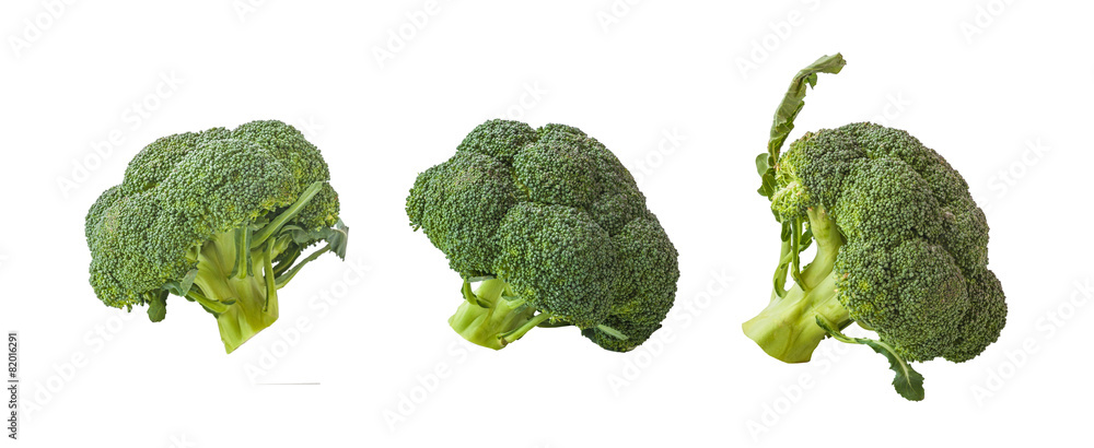 Set Broccoli isolated Set Broccoli isolated