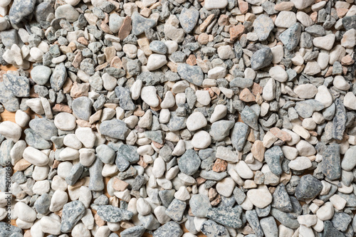 Macro texture of colorful stones and pebbles