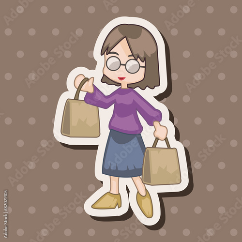 shopper theme elemets vector,eps