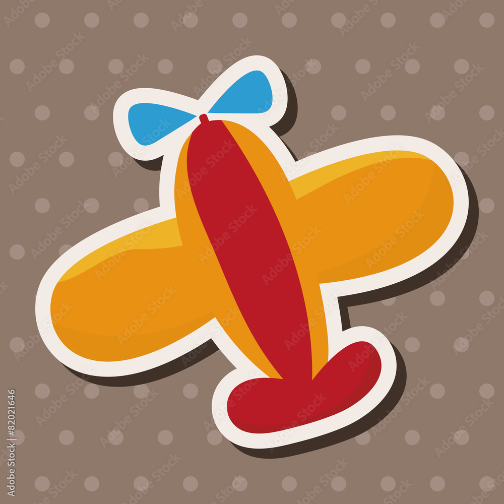 Fototapeta premium airplane theme elements vector,eps