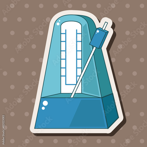 music Metronome theme elements vector,eps