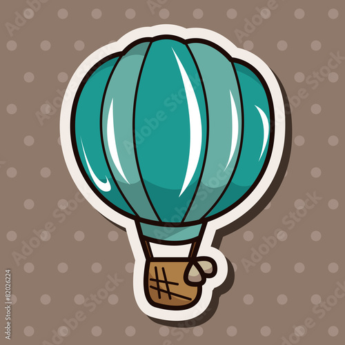 hot air ballon theme elements vector,eps