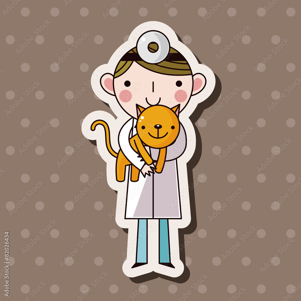 Veterinarian theme elements vector,eps Veterinarian theme elements vector,eps