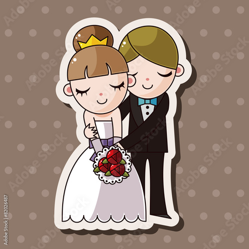 wedding couple theme elements vector,eps