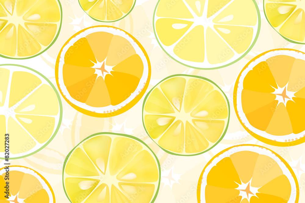Orange and lime vector background Orange and lime vector background