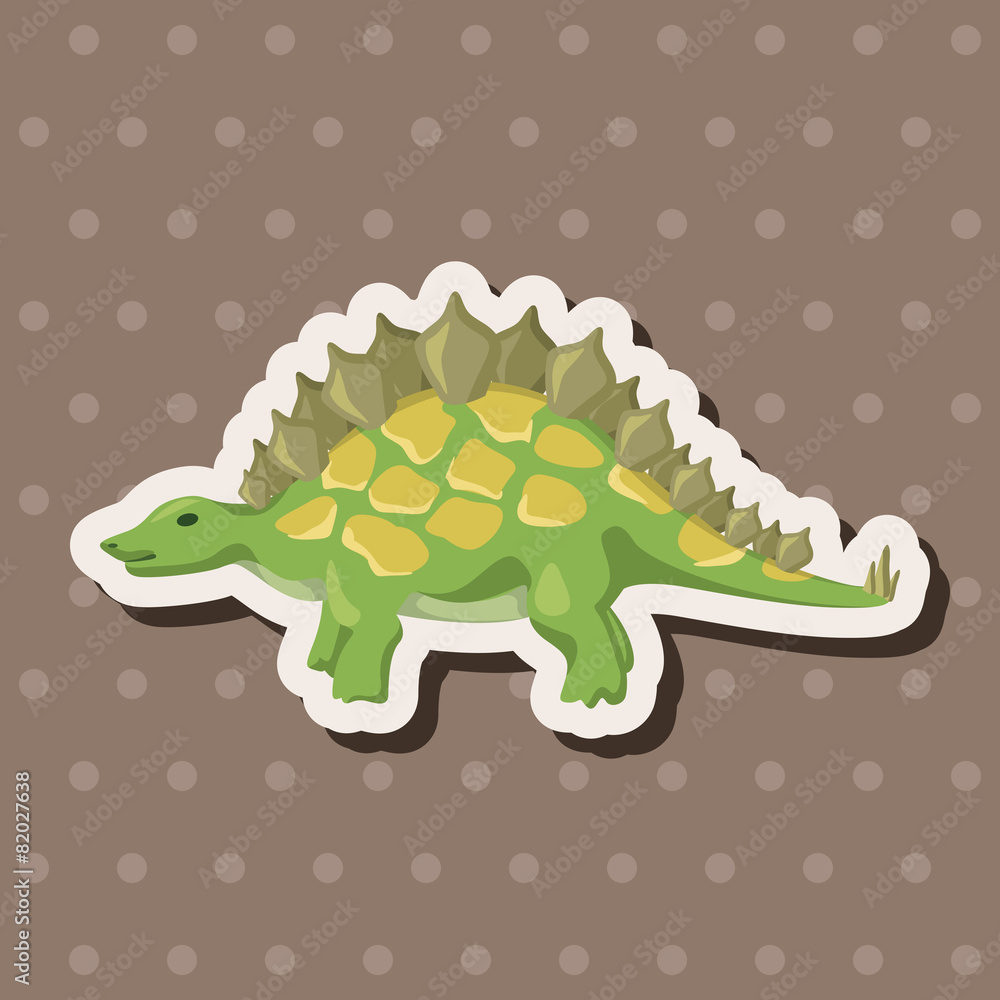 Obraz premium dinosaur theme elements vector,eps