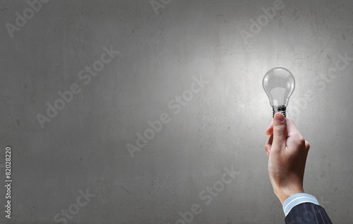 Bulb in hand