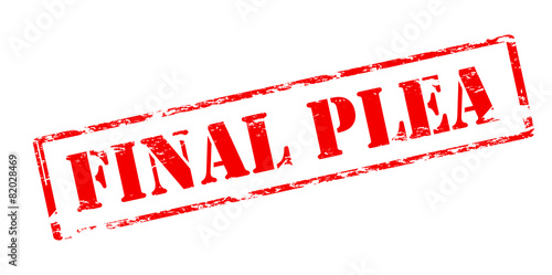 Final plea