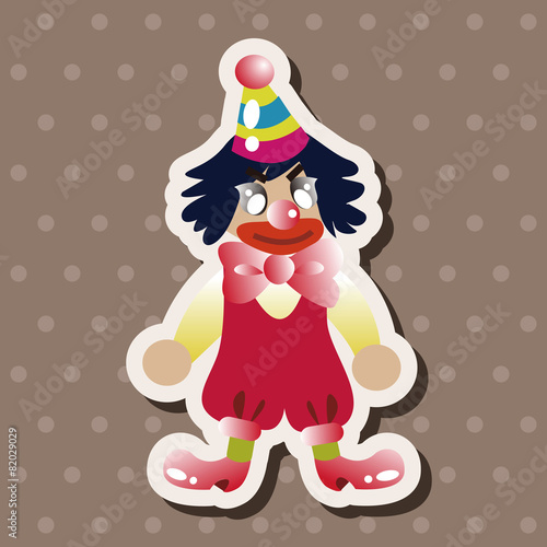 clowns theme elements vector,eps