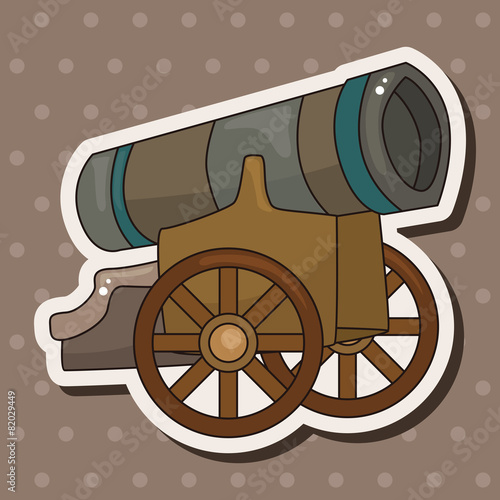 cannon theme elements vector,eps