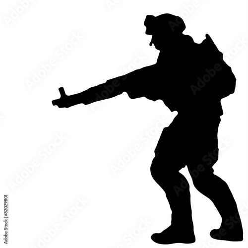 Soldaten Silhouette Support