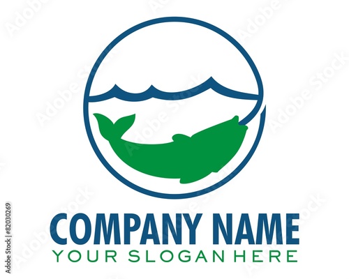 fish fishing logo image vector