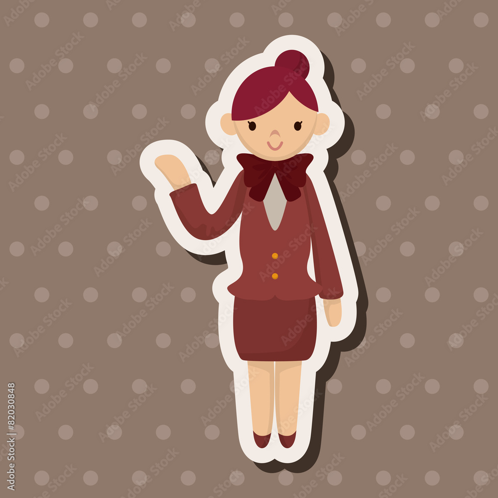 flight attendants theme elements vector,eps flight attendants theme elements vector,eps