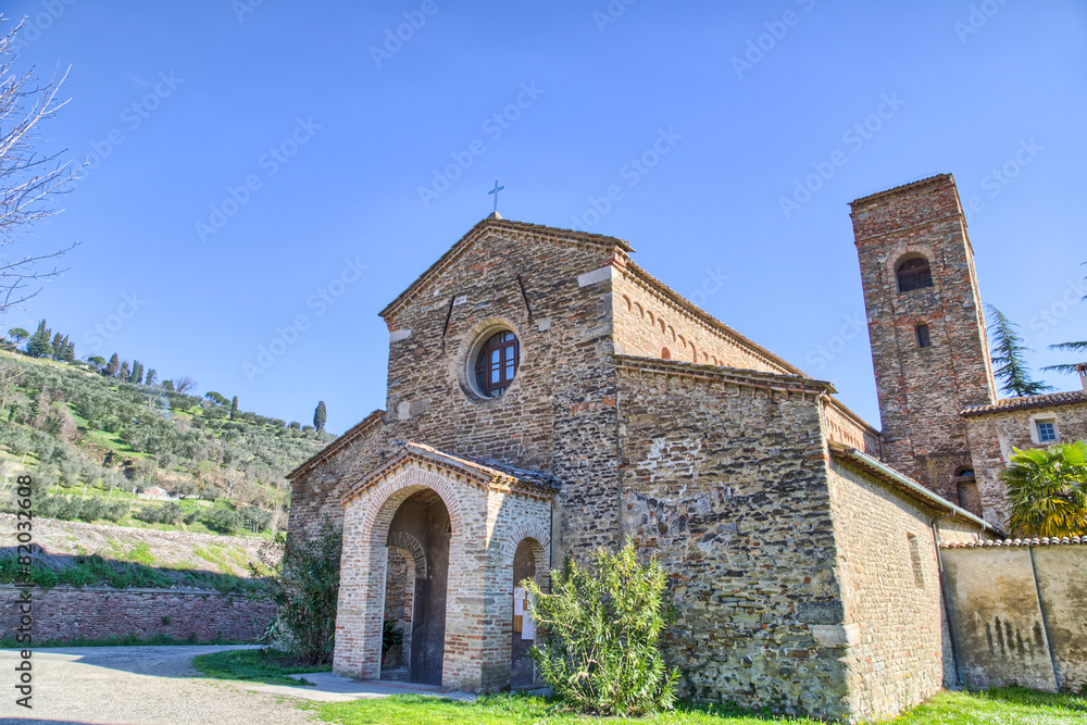 Evocative religiosity of a Romanesque Church