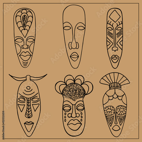 African masks