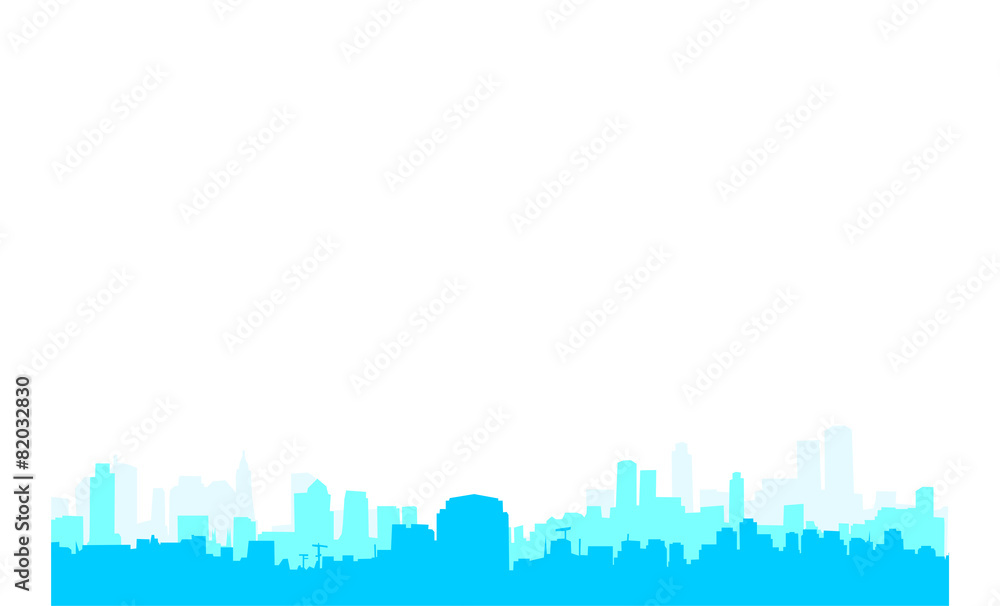 Naklejka premium city