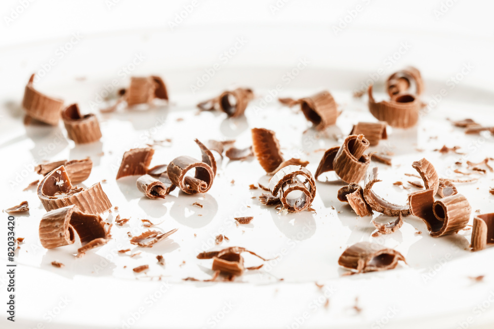 Obraz premium Chocolate shaving