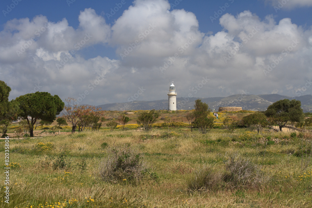 Spring in the Archaeological Park of Paphos Cyprus Spring in the Archaeological Park of Paphos Cyprus