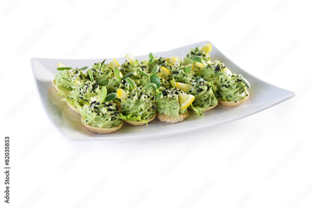 appetizer with greens appetizer with greens