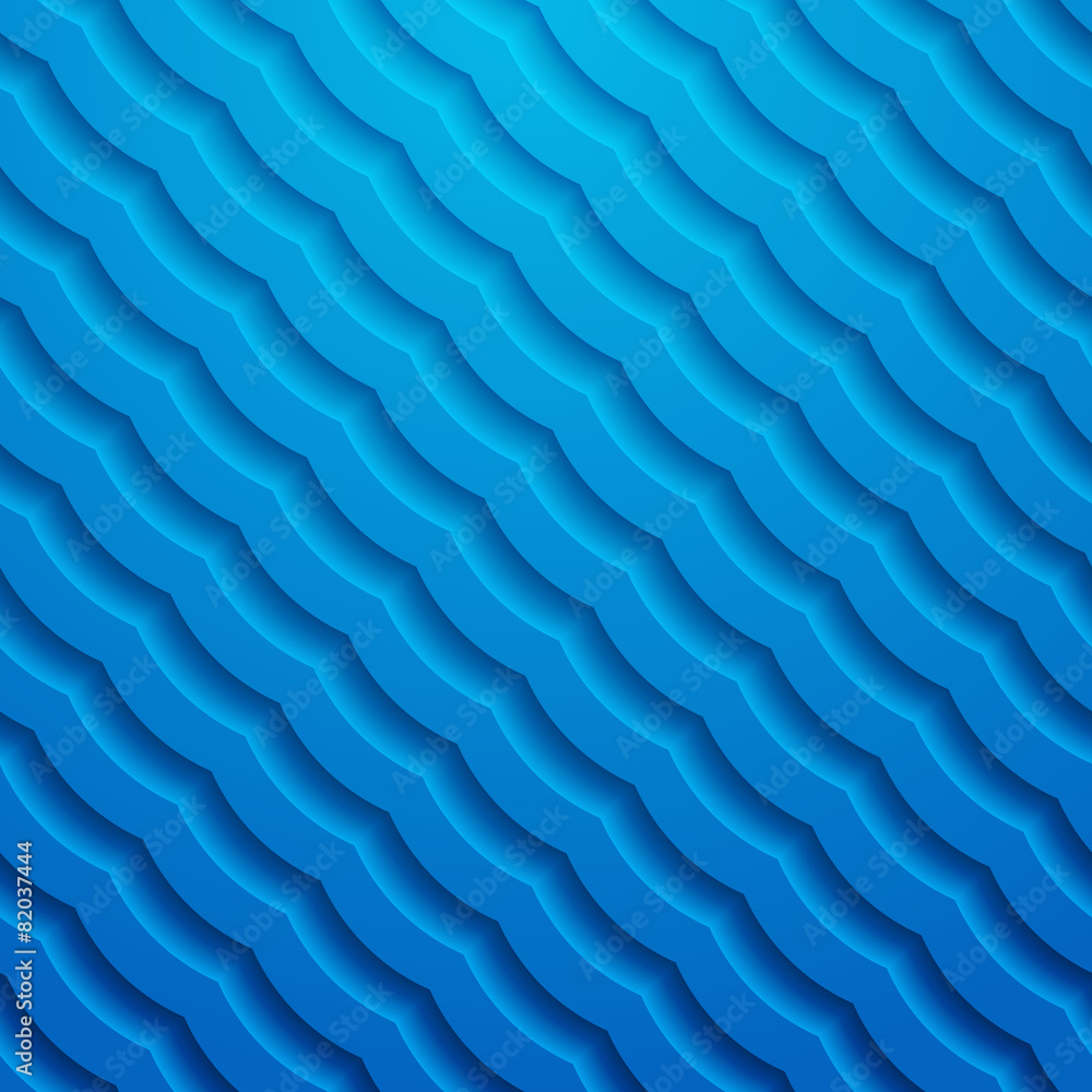 blue 3d wavy background. It is seamless without the top layer blue 3d wavy background. It is seamless without the top layer