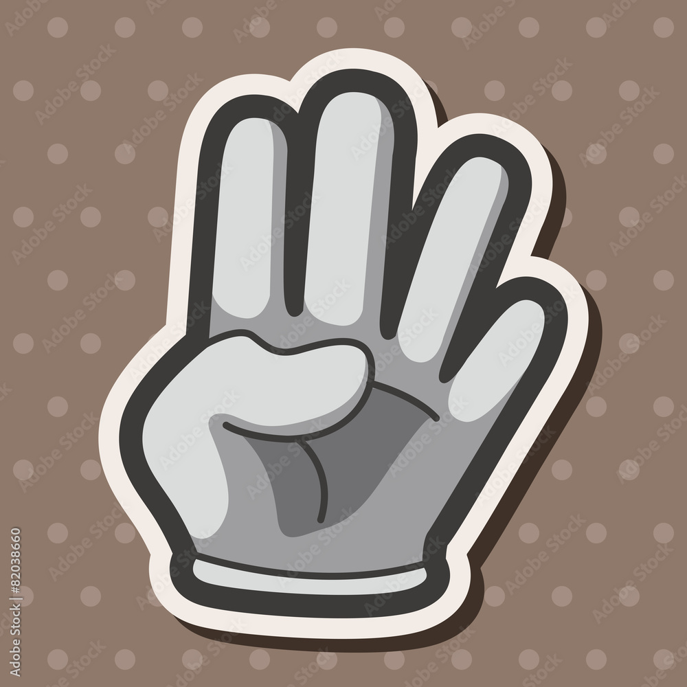 Obraz premium hand theme elements