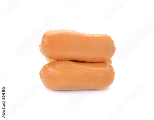hot dogs on white background