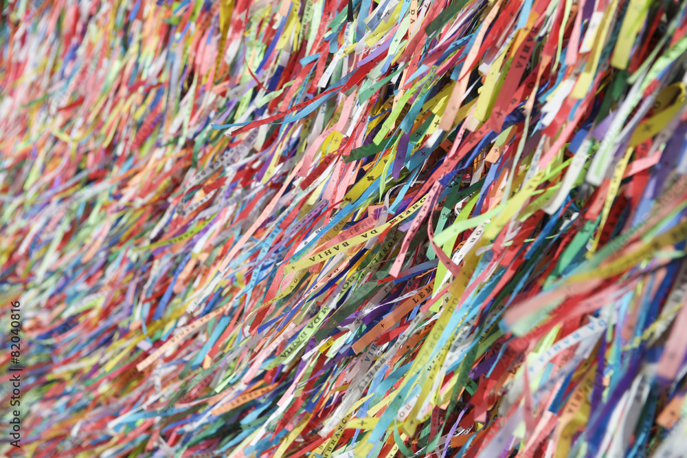 Fita do Bonfim Brazilian Wish Ribbons Salvador Bahia Brazil Fita do Bonfim Brazilian Wish Ribbons Salvador Bahia Brazil