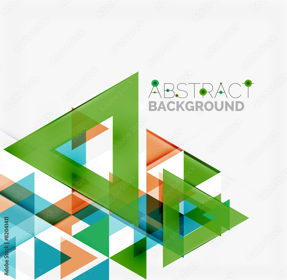 Abstract geometric background. Modern overlapping triangles Abstract geometric background. Modern overlapping triangles