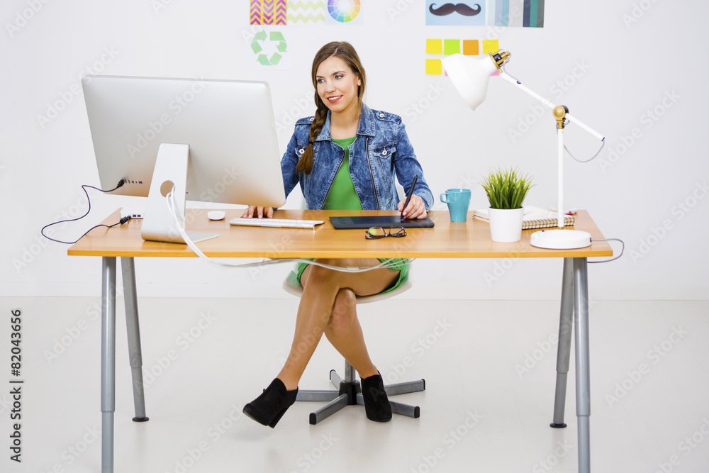 Casual businesswoman