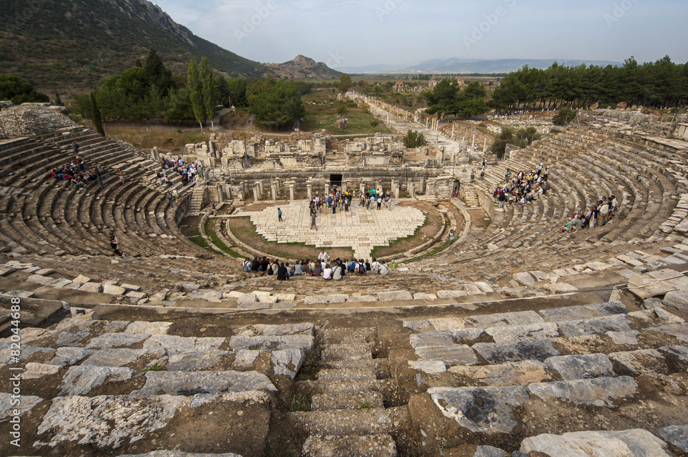EFES/TURKEY 11TH OCTOBER 2006 - The Theatre of Ephesus