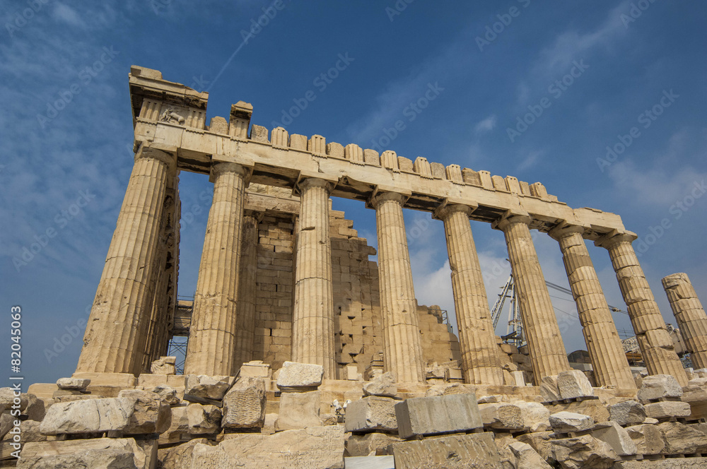 Fototapeta premium ATHENS/GREECE 6TH OCTOBER 2006 - The Parthenon