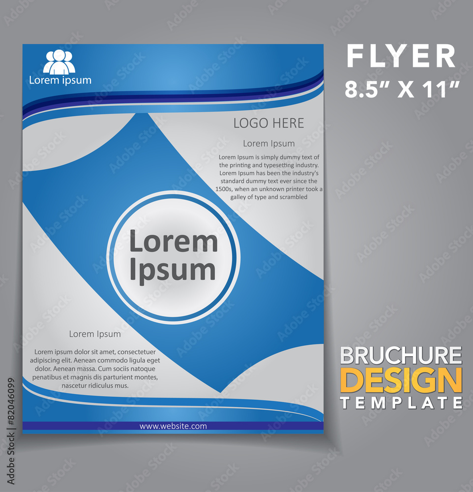 Fototapeta premium Flyer Brochure Vector Designa