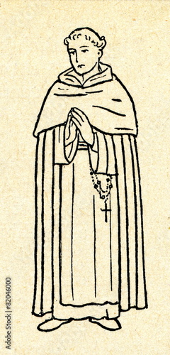 Slika na platnu Dominican monk