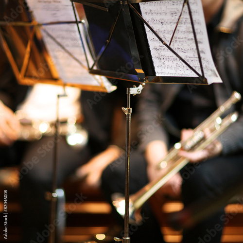 Fotografi Orchestra music stands