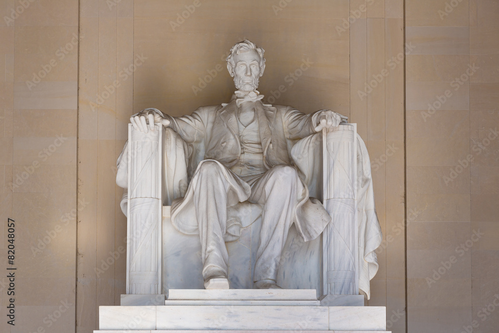 Fototapeta premium Abraham Lincoln Memorial building Washington DC