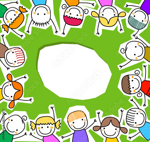 happy kids frame