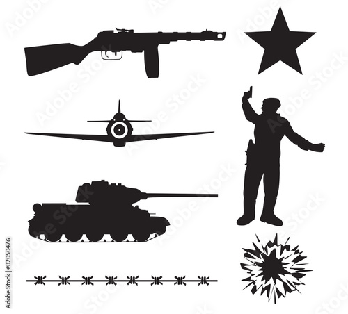 The Red Army in World War II. Silhouettes